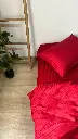 Страйп Сатин червоний