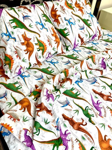 Постільна білизна Бязь Gold "Динозаври"