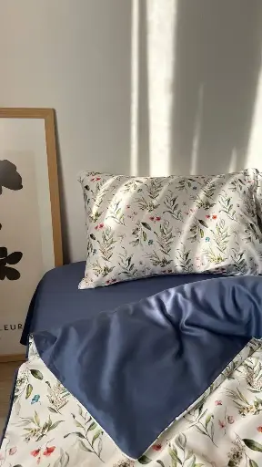 Сатин Преміум квітковий бум