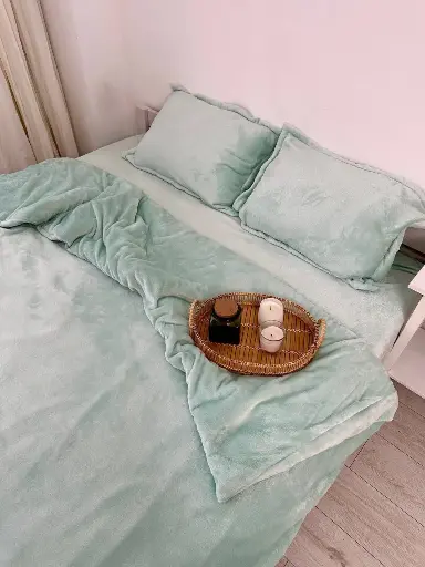 Плюшева постіль "М'ятний"